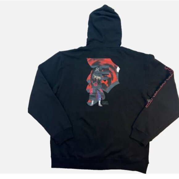 Primitive Skateboarding Naruto Shippuden Men's KAKUZU Hoodie Size XL Black New - Picture 2 of 13